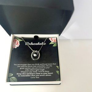 Unbreakable Strength Necklace, Strong Woman, Best Friend Gift